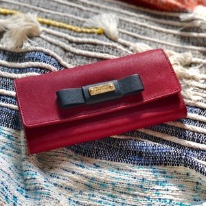 Badgley Mischka Sasha Saffiano Leather Wallet